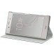 Sony Style Cover Stand SCSG50 vikbart fodral för Sony XPERIA XZ1 - Silver