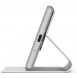 Sony Style Cover Stand SCSG50 vikbart fodral för Sony XPERIA XZ1 - Silver
