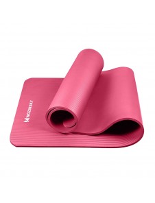 Wozinsky Gymnastic halkfri matta för träning 181 cm x 63 cm x 1 cm - Rosa