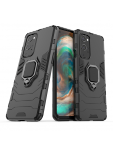 JollyFX Ring Armor Case Kickstand Tufft robust skal till OnePlus 9 Pro - Svart