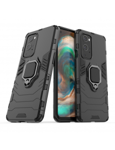 JollyFX Ring Armor Case Kickstand Tufft robust skal till OnePlus 9 Pro - Svart