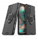 JollyFX Ring Armor Case Kickstand Tufft robust skal till OnePlus 9 Pro - Svart