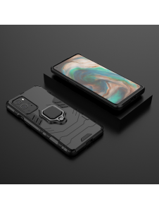 JollyFX Ring Armor Case Kickstand Tufft robust skal till OnePlus 9 Pro - Svart