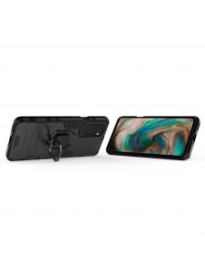 JollyFX Ring Armor Case Kickstand Tufft robust skal till OnePlus 9 Pro - Svart