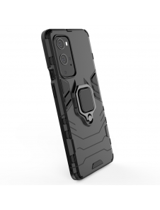 JollyFX Ring Armor Case Kickstand Tufft robust skal till OnePlus 9 Pro - Svart