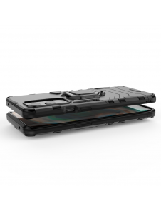 JollyFX Ring Armor Case Kickstand Tufft robust skal till OnePlus 9 Pro - Svart