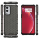 JollyFX Honeycomb Case pansarskydd med TPU-stötfångare till OnePlus 9 Pro - Svart