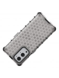 JollyFX Honeycomb Case pansarskydd med TPU-stötfångare till OnePlus 9 Pro - Svart