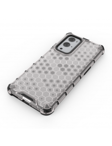 JollyFX Honeycomb Case pansarskydd med TPU-stötfångare till OnePlus 9 Pro - Svart