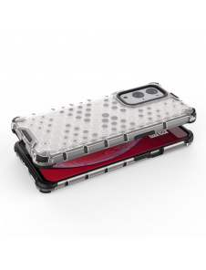 JollyFX Honeycomb Case pansarskydd med TPU-stötfångare till OnePlus 9 Pro - Svart