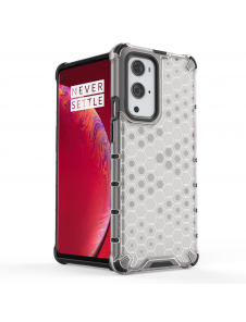 JollyFX Honeycomb Case pansarskydd med TPU-stötfångare till OnePlus 9 Pro - Svart