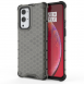 JollyFX Honeycomb Case pansarskydd med TPU-stötfångare till OnePlus 9 Pro - Svart