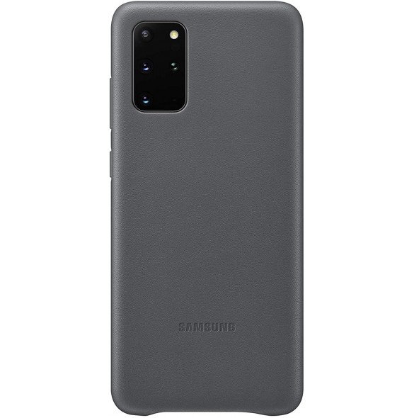 Samsung EF-VG985LJE läderfodral äkta läder väska till Samsung Galaxy S20 Plus - Grä