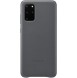 Samsung EF-VG985LJE läderfodral äkta läder väska till Samsung Galaxy S20 Plus - Grä