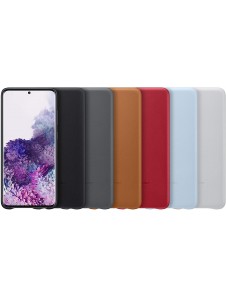 Samsung EF-VG985LJE läderfodral äkta läder väska till Samsung Galaxy S20 Plus - Grä