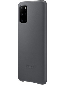 Samsung EF-VG985LJE läderfodral äkta läder väska till Samsung Galaxy S20 Plus - Grä