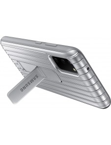 Samsung Stående Skal till Galaxy S20 - Silver EF-RG980CSE