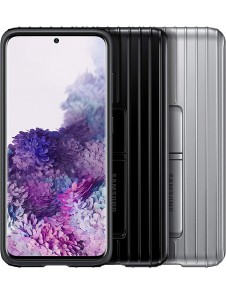 Samsung Stående Skal till Galaxy S20 - Silver EF-RG980CSE