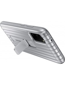 Samsung Stående Skal till Galaxy S20 - Silver EF-RG980CSE