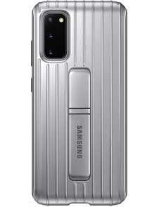 Samsung Stående Skal till Galaxy S20 - Silver EF-RG980CSE