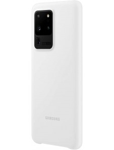 Samsung EF-PG988TWE Silikon täcka grått för Samsung Galaxy S20 Ultra - Vit