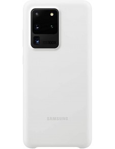 Samsung EF-PG988TWE Silikon täcka grått för Samsung Galaxy S20 Ultra - Vit
