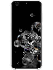 Samsung EF-PG988TWE Silikon täcka grått för Samsung Galaxy S20 Ultra - Vit