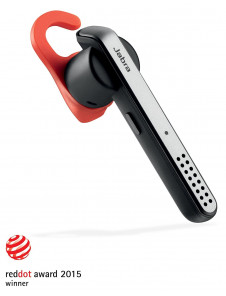 Jabra Stealth Wireless Stereo Bluetooth Headset - Svart / Orange
