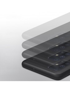 Nillkin Super Frosted Shield Case + kickstand för Samsung Galaxy M51 - Svart