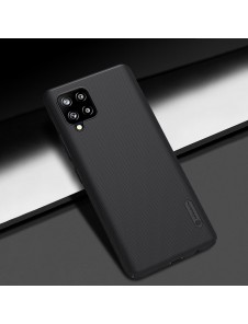 Nillkin Super Frosted Shield Case + kickstand för Samsung Galaxy A42 5G - Svart