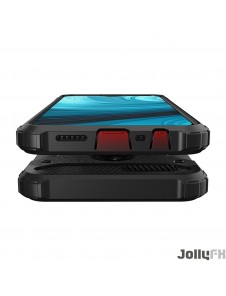 JollyFX Hybrid Armor Case Tålig, robust täcke för Oppo A12 / A5s / A7 - Svart