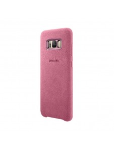EF-XG955APE Samsung Alcantara Cover Skal för G955 Galaxy S8 Plus - Rosa