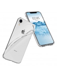 Spigen Liquid Crystal fallet täcker iPhone XR - Genomskinlig