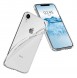 Spigen Liquid Crystal fallet täcker iPhone XR - Genomskinlig