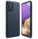 Marinblå och mycket snyggt skal Samsung Galaxy A32 5G.