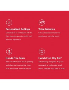 Pioneer Rayz Lightning-Powered Noise Cancelling Earphones with Smart Button and Companion App - Onyx