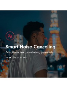 Pioneer Rayz Lightning-Powered Noise Cancelling Earphones with Smart Button and Companion App - Onyx