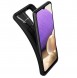 Svart och mycket snyggt skal Samsung Galaxy A32 5G.