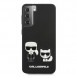 Samsung Galaxy S21 Plus och väldigt snyggt skydd från Karl Lagerfeld.