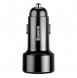 Baseus Magic Series PPS Car Charger with digital display USB Quick Charge 3.0 / USB Type C PD QC4+ 45W 6A - Svart