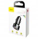 Baseus Magic Series PPS Car Charger with digital display USB Quick Charge 3.0 / USB Type C PD QC4+ 45W 6A - Svart