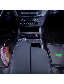Baseus Magic Series PPS Car Charger with digital display USB Quick Charge 3.0 / USB Type C PD QC4+ 45W 6A - Svart
